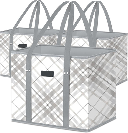 🎉Huryy up only today-3Pk Reusable Grocery Bags, Foldable Shopping Bags🎉