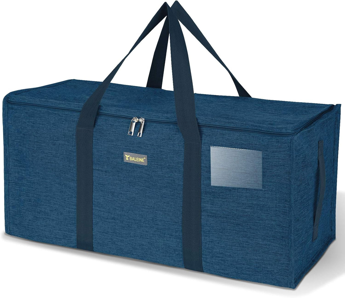 Extra Large Storage Tote with Zippers & Carrying Handles