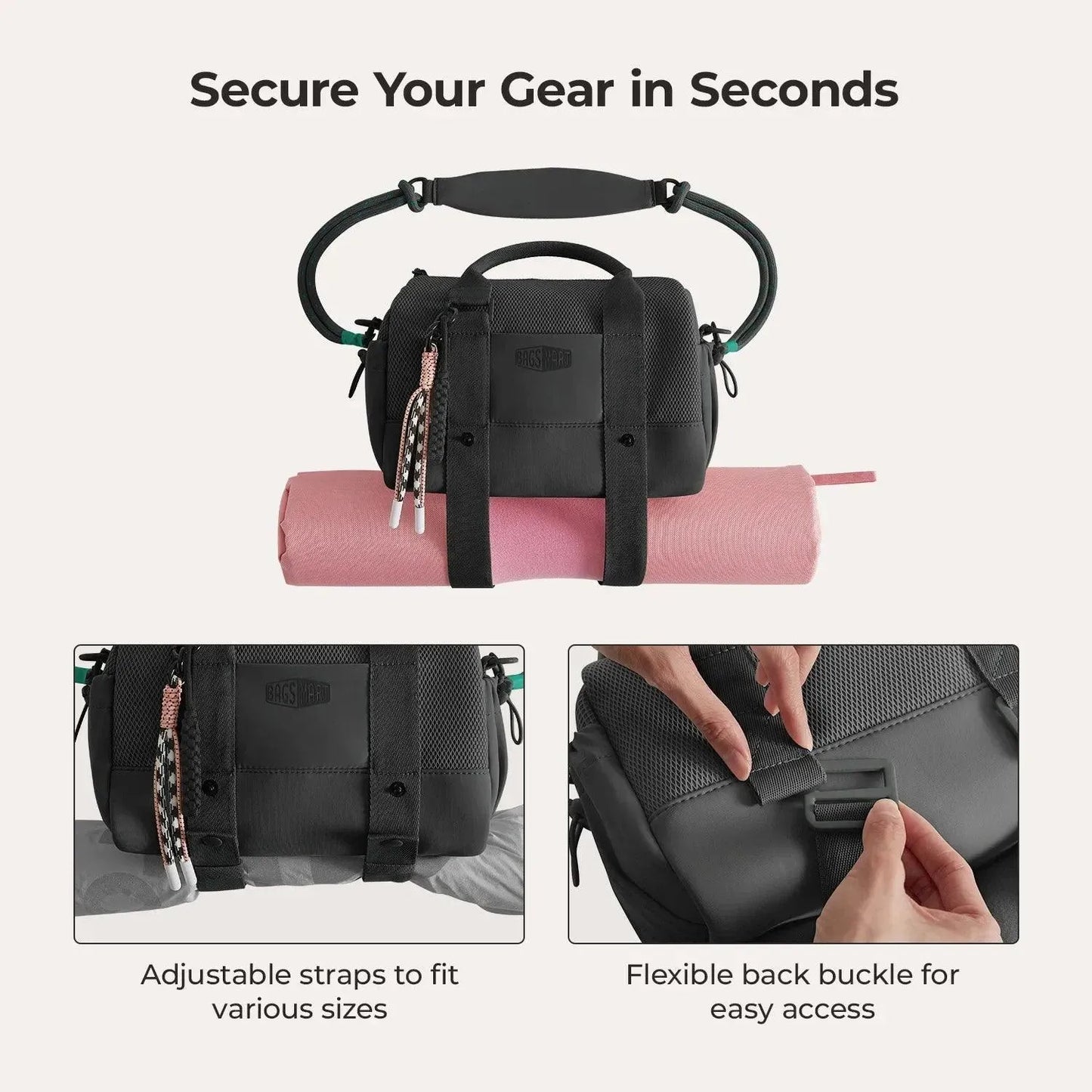 5.5L Mini Gym Duffle Bag (FREE GIFT) - BAGSMART