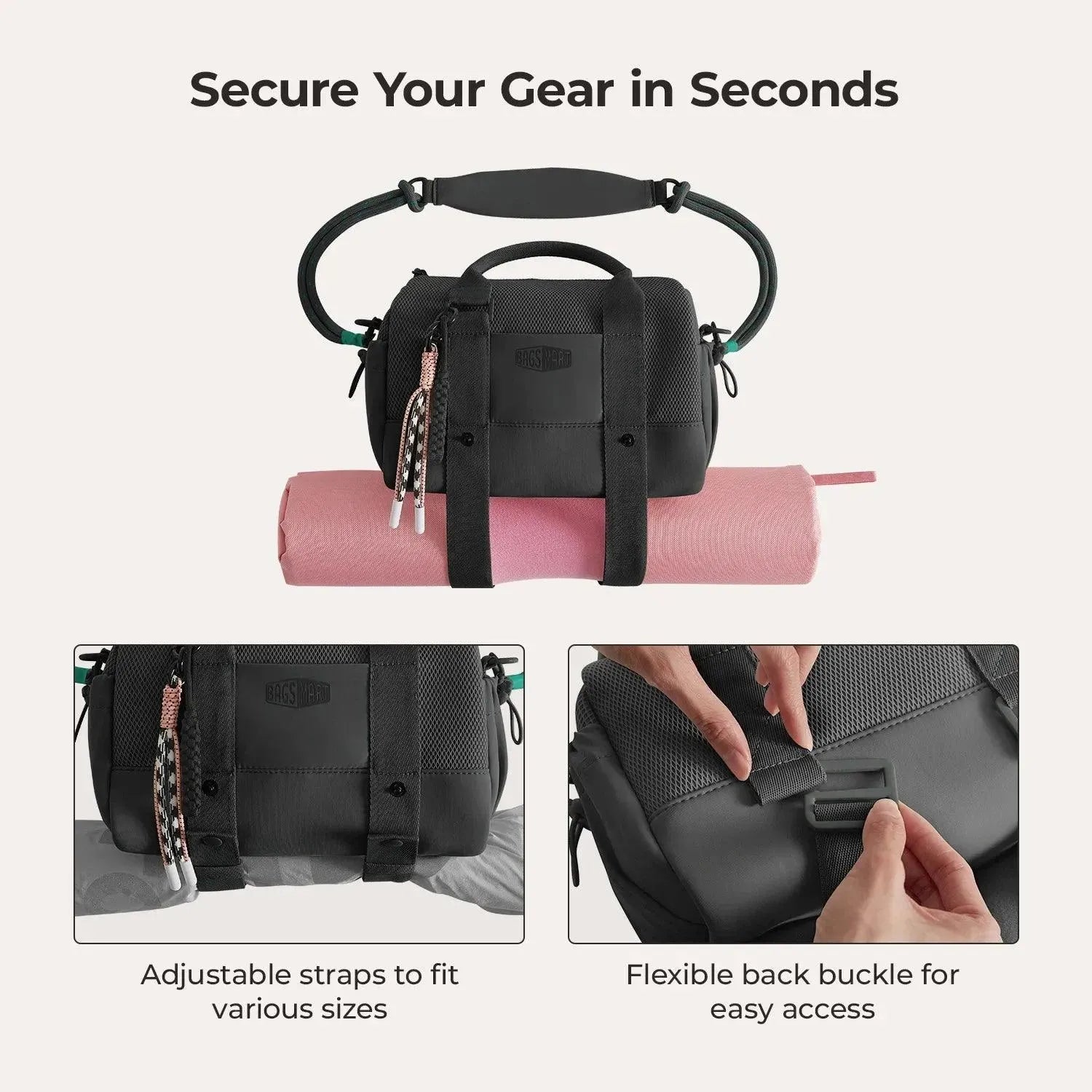 5.5L Mini Gym Duffle Bag (FREE GIFT) - BAGSMART