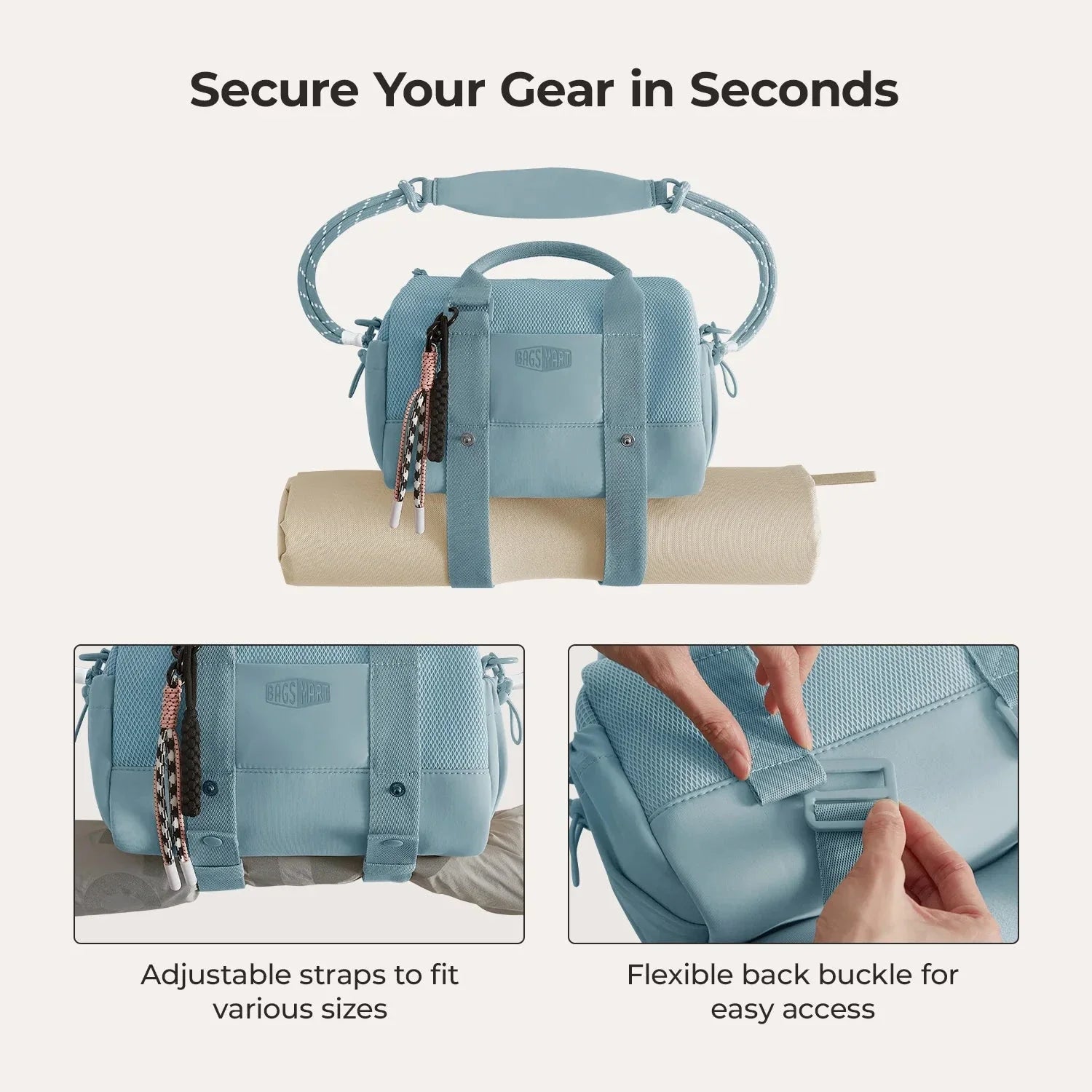 REIKI 5.5L Mini Duffle BAGSMART