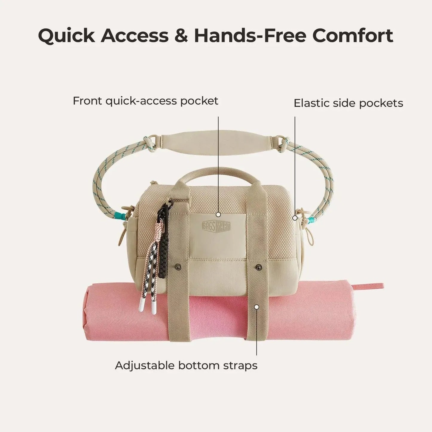 5.5L Mini Gym Duffle Bag (FREE GIFT) - BAGSMART