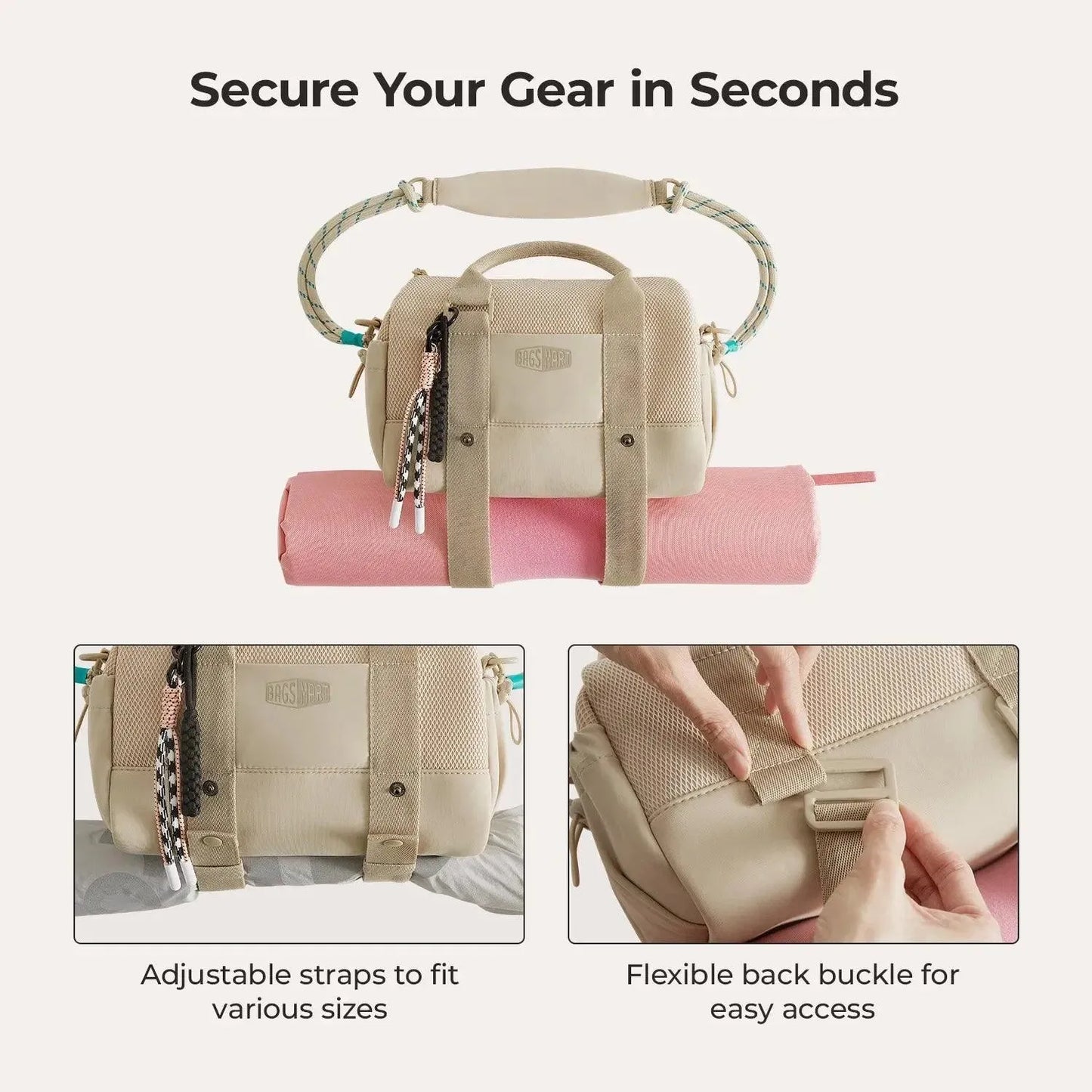 5.5L Mini Gym Duffle Bag (FREE GIFT) - BAGSMART